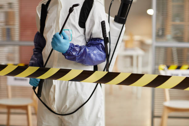 Professional Biohazard Cleanup technician working in Glenwood, IA